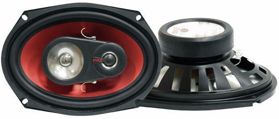 Pyle Red 6x9 Speakers 400 watts 3-way