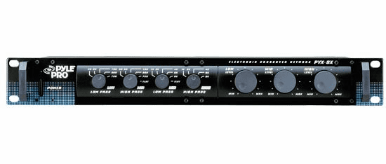 Pyle Three Way 6 Channel Home/Studio Crossover PYX3X
