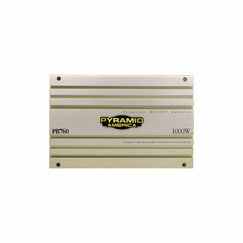 Pyramid 1000 Watt <br>4 Channel Bridgeable Amplifier PB760