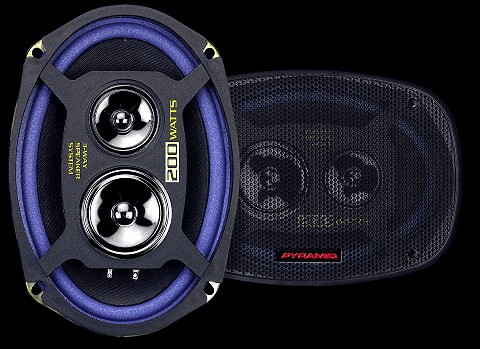 Pyramid  6 x 9 3-Way Triaxial Speaker Model 693