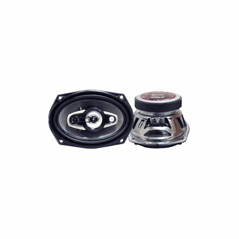 Pyramid 6987     6 x 9 4-Way  Speaker w/Chrome Basket & Cone