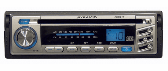 Pyramid CDR22P     AM/FM Receiver CD Player w/Anti-Theft Pull Out