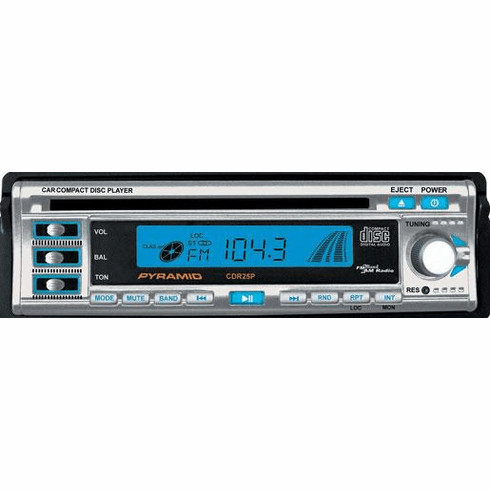Pyramid CDR25P AM/FM-MPX Receiver Car CD Player