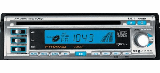 Pyramid CDR25P AM/FM-MPX Receiver Car CD Player