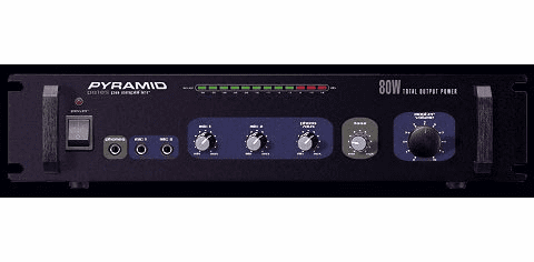 Pyramid PA105 80Watt  Pro PA Amplifier