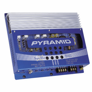 Pyramid PB-446x Car Amp Blue Wave 600 watts 2 channel