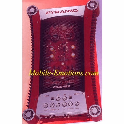 Pyramid PB1845SX 2,000 Watt Power Royal Red Amp