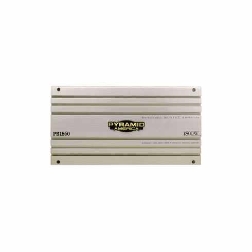 Pyramid PB1860     1800 Watt 4 Channel Bridgeable Amplifier