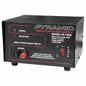 Pyramid PS12KX   10 Amp Power Supply w/ Front Post Terminals