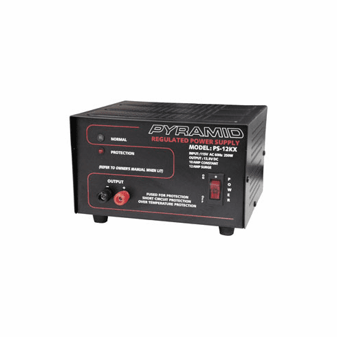 Pyramid PS12KX   10 Amp Power Supply w/ Front Post Terminals