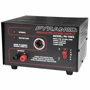 Pyramid PS15KX     10 Amp Power Supply w/Cigarette Lighter Plug