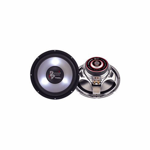 Pyramid PW877 8" 400 Watt Chrome Woofer
