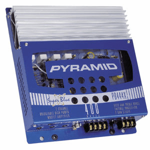 Pyramid Reno PB-444x Amp PB444X Blue 400 watts 2 Channel