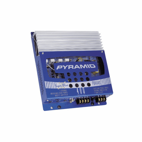 Pyramid Reno PB-444x Amp PB444X Blue 400 watts 2 Channel