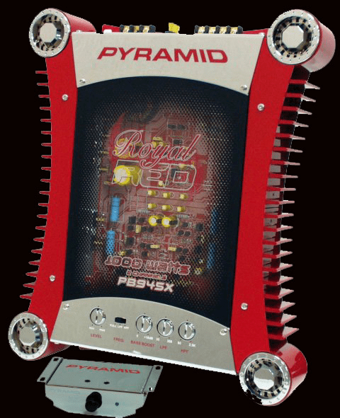 Pyramid Royal Red  2-Channel 1000 Watt Amp PB945X 