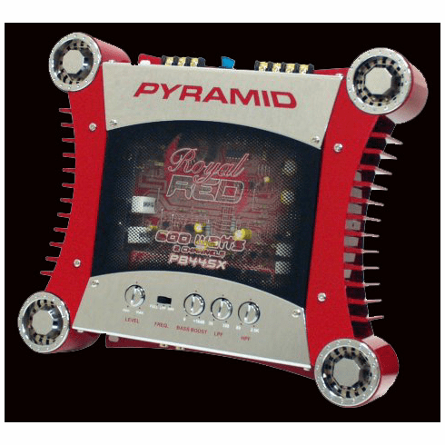 Pyramid Royal Red 2-Channel 600 Watt Amp PB445X