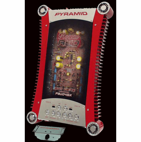 Pyramid Royal Red  4-Channel 1600 Watt Amp PB1045X