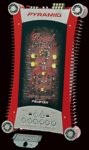 Pyramid Royal Red  4-Channel 2000 Watt Amp PB1845X