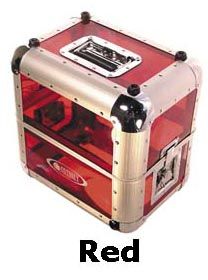 Red Transparent Record Case Odyssey KLP070