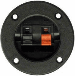 Round  3 " Inch Clip Speaker Terminals - 100 Pieces