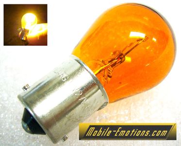 S25 / 1156 - Cross Reference: 1073 1093 1129 1141 1156 1159 1680 3497 5007 5008 7506 7527 (Single filament)