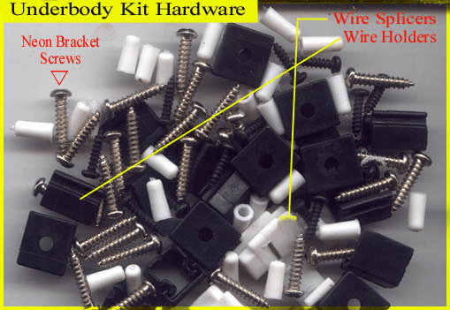 Screws/Wire Holders for Underbody Kit (Extra Hardware)