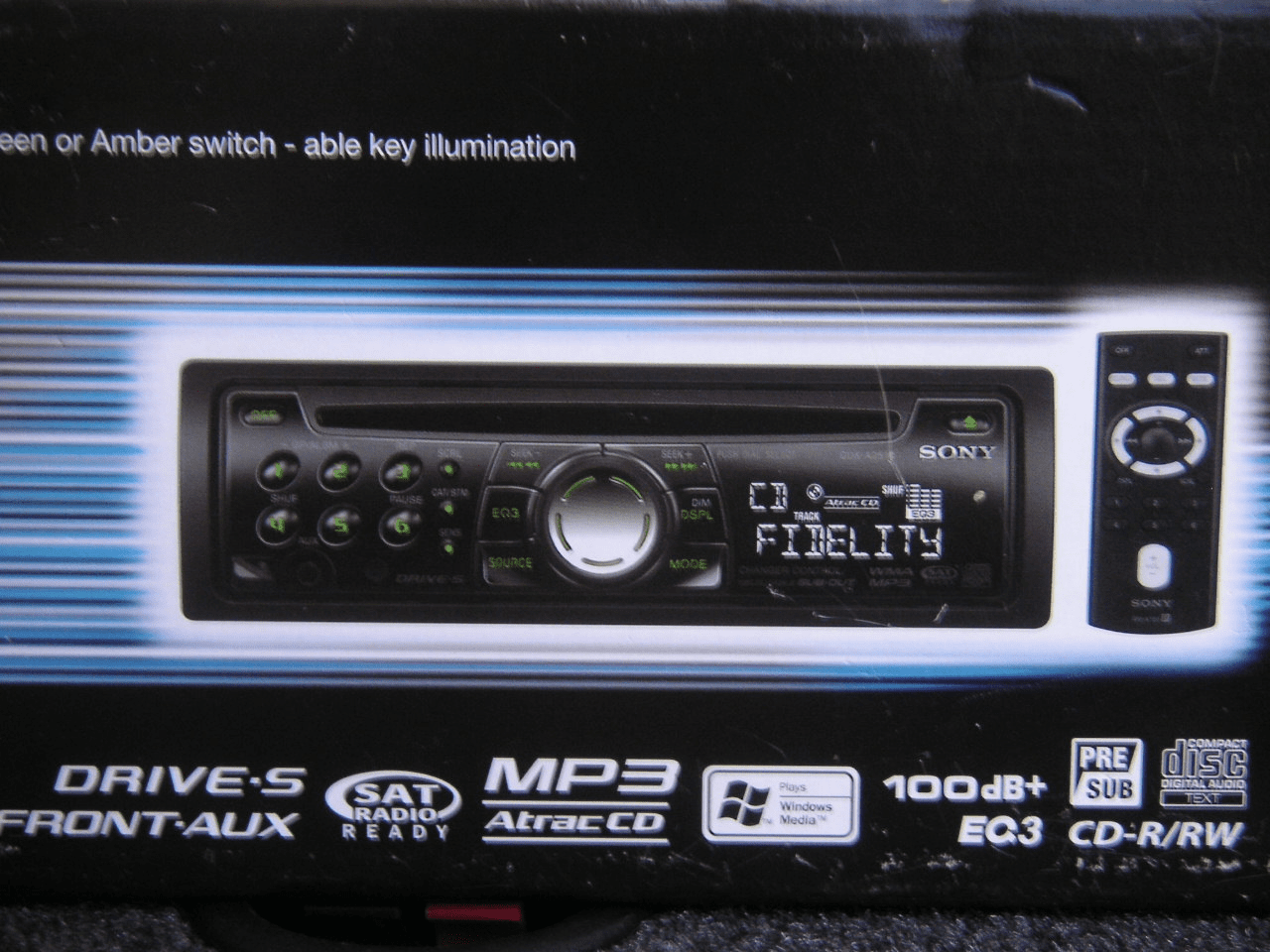 Sony CDX-A25C Mp3/Wma/SAT Ready 100+DB Car Stereo