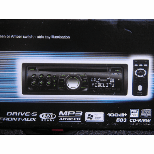 Sony CDX-A25C Mp3/Wma/SAT Ready 100+DB Car Stereo
