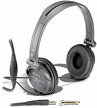 Sony Studio Monitor Headphones MDR-V250V w/ volume