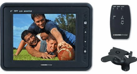Sound Storm 6" TFT headrest Video Monitor w/ Remote