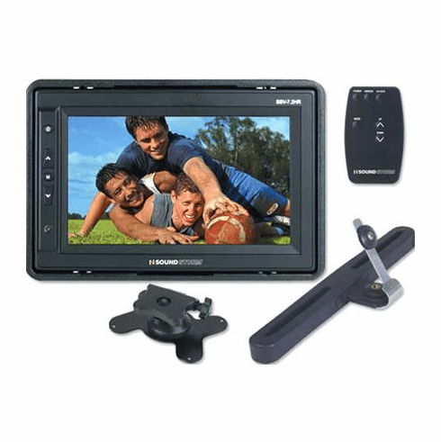 SoundStorm 7.2" Wide Screen LCD Mobile Video Monitor w/ remote