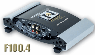 Soundstorm F100.4 400 watt 4 channel CAR AMP 