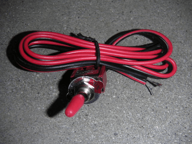 Toggle Switch w/ 3ft Wire