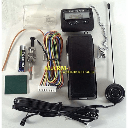 Universal Car Alarm w/ COLOR LCD Pager CS2 Crimestopper