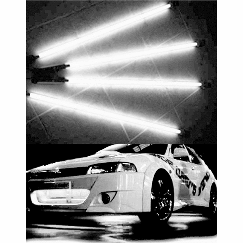 White Underbody Neon Kits for Cars or Trucks