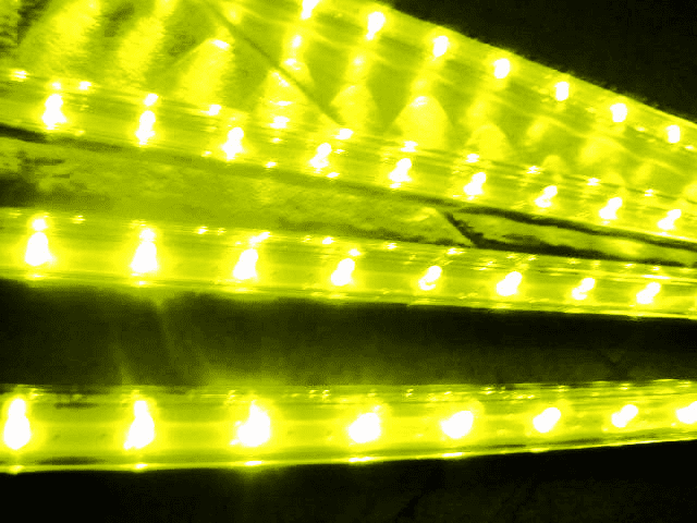 Yellow 4 pc Hyper Led Underbody Kit - 2008 WideAngled LEDs