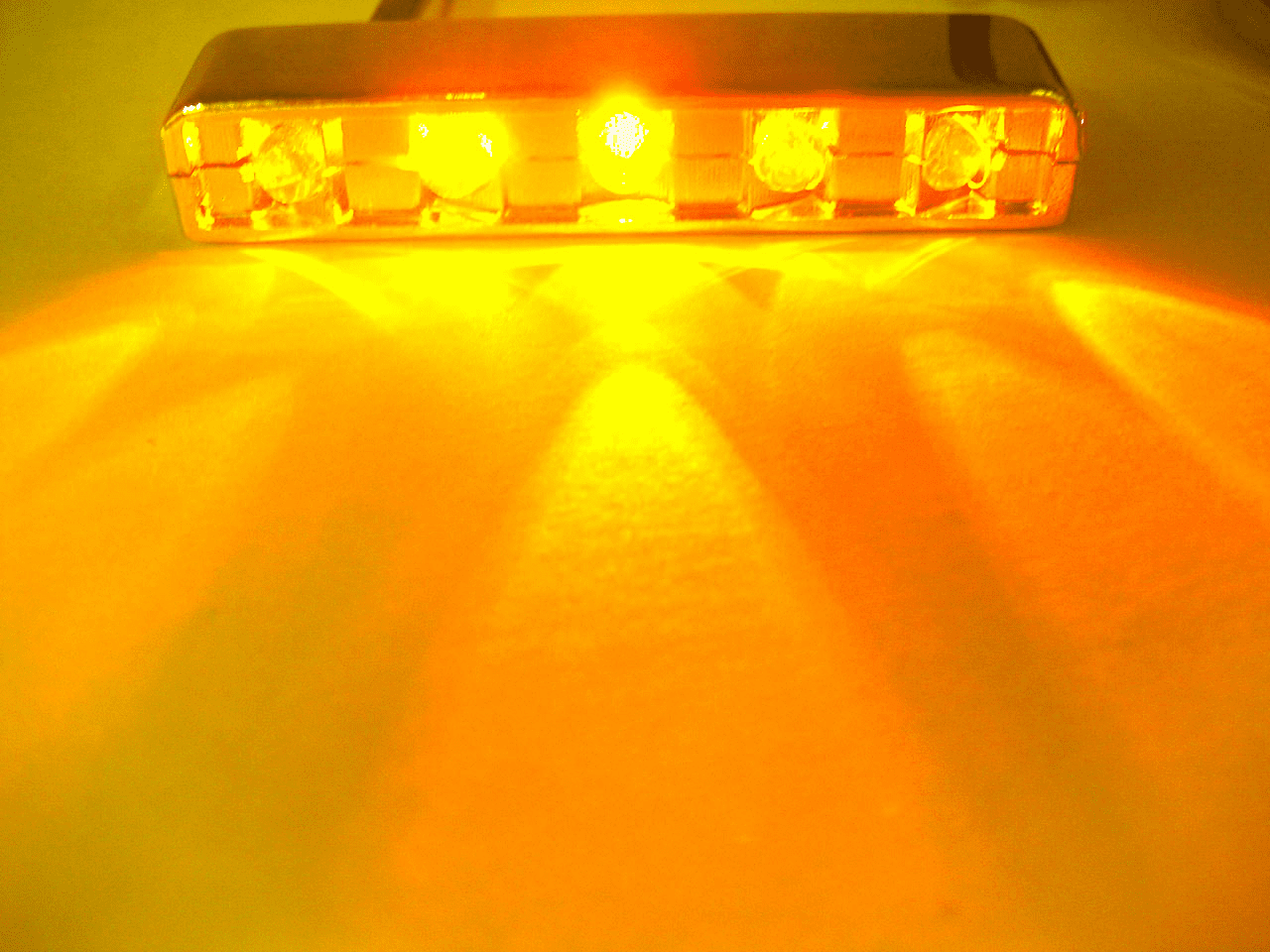 Yellow 5LED LAZER LIGHT