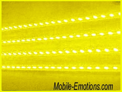 Yellow 6pc Underbody LED Kit - w/ Music Dancer + 2 12" Rods