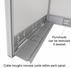 12'W x 12'D x 7'H White Laminate Washable Complete 4-Person Cluster Office Cubicle - Starter Unit
