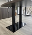 16' x 4' Boat Shape Conference Table with Black Steel Bases