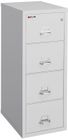 18&quotW x 25&quotD 4-Drawer Fireproof Vertical Letter-Sized File 