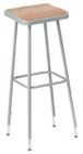 31&quot-39&quot Square Adjustable Height Heavy-Duty Lab Stool - 300-lb Weight Capacity