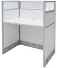 36&quotW White Laminate Washable Carrels - 36&quotW x 24&quotD x 48&quotH Starter Carrel
