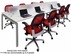 4-Person Benching Workstation w/ 48