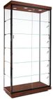 40&quotW Aluminum Frame Locking Display Case w/ LED Spotlights