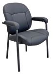 400 lbs. Capacity SteelCore Cushioned Guest Chair with Padded Arms