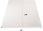 48&quot x 60&quot High Pile Carpet .25&quot Thick Rectangular Chair Mat