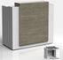 5'W Custom Standing Height Reception Desk with Drawers