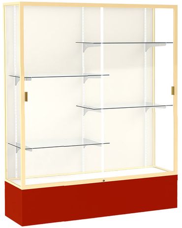5'W Spirit Trophy Locking Display Case