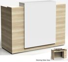 6'W Custom Standing Height Reception Desk w/ Drawers